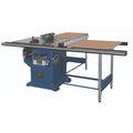 Oliver Machinery 12 in. Heavy Duty Table Saw - 7.5HP 3Ph with 52 in. Fence and side table 4045.004.A001